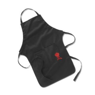 Εικόνα της Weber® Ποδιά BBQ Με Κόκκινη Ψησταριά Kettle - Black