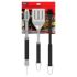 Εικόνα της Weber® Σετ Εργαλείων BBQ 3τμχ - Σπάτουλα, Λαβίδα Ακριβείας & Πινέλο Σιλικόνης -
