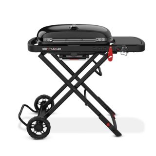 Εικόνα της Weber® Traveler Stealth Edition Φορητή Ψησταριά Υγραερίου