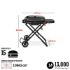 Εικόνα της Weber® Traveler Stealth Edition Φορητή Ψησταριά Υγραερίου