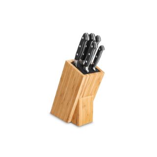 Εικόνα της GEORGES POM Block 5 forged knives
(Office, Steak, Kitchen, Santoku, Bread)