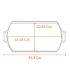 Εικόνα της Μαντεμένια Πλάκα 25.4 x 50.8 εκ. - Blacklock - BL77DG