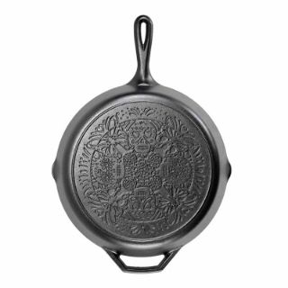 Picture of Dia de los Muertos - Μαντεμένιο Τηγάνι Butterfly Sugar Skull Skillet 30.48 Cm