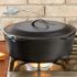 Εικόνα της Μαντεμένια κατσαρόλα Dutch Oven 8,52 lt με μαντεμένιο καπάκι και ανοξείδωτη λαβή - Lodge L12DO3