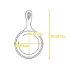 Εικόνα της Μαντεμένιο Τηγάνι 8.89 εκ.