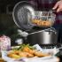 Εικόνα της Μαντεμένιο Dutch Oven 4,73 lt | 26εκ. με μαντεμένιο καπάκι και ανοξείδωτη λαβή