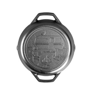 Εικόνα της Συλλεκτικό Μαντεμένιο Τηγάνι Camper Pan 26.04εκ. Με Δυο Λαβές Wanderlust Series
