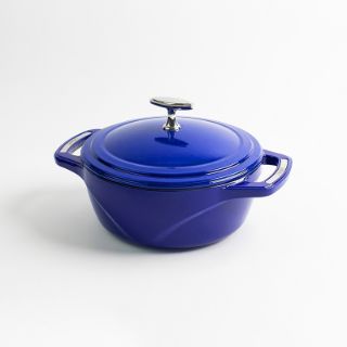 Picture of USA Enamel™ 2.8Lt Μαντεμένια Κατσαρόλα-Γάστρα Με Εμαγιέ Πορσελάνινη Επίστρωση, Smooth Sailing