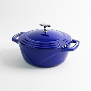 Picture of USA Enamel™ 4.2Lt Μαντεμένια Κατσαρόλα-Γάστρα Με Εμαγιέ Πορσελάνινη Επίστρωση, Smooth Sailing