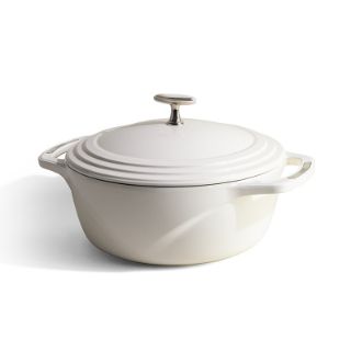 Εικόνα της USA Enamel™ 5.6Lt Μαντεμένια Κατσαρόλα-Γάστρα Με Εμαγιέ Πορσελάνινη Επίστρωση, Cloud Nine