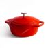 Εικόνα της USA Enamel™ 5.6Lt Μαντεμένια Κατσαρόλα-Γάστρα Με Εμαγιέ Πορσελάνινη Επίστρωση, Cherry On Top