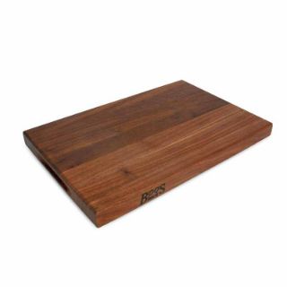 Εικόνα της Ξύλινος Δίσκος Κοπής Pro Chef Black Walnut Με Χωνευτή Λαβή (M) 46x31x4 εκ.