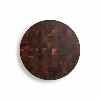 Εικόνα της Boos Walnut Chopping Block Round; End Grain 46diax 7.5cm