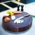 Εικόνα της Boos Walnut Chopping Block Round; End Grain 46diax 7.5cm