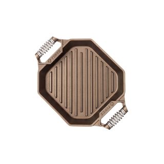 Εικόνα της FINEX CAST IRON DOUBLE HANDLE GRILL PAN - 26CM